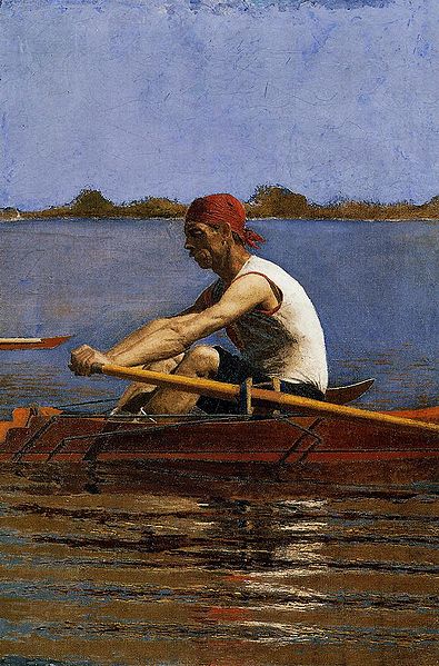 Thomas Eakins John Biglin in a Single Scull